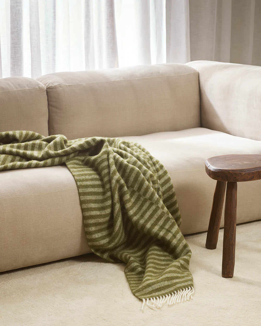 Noah Olive Throw