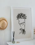 Prada Flowers Print | A3