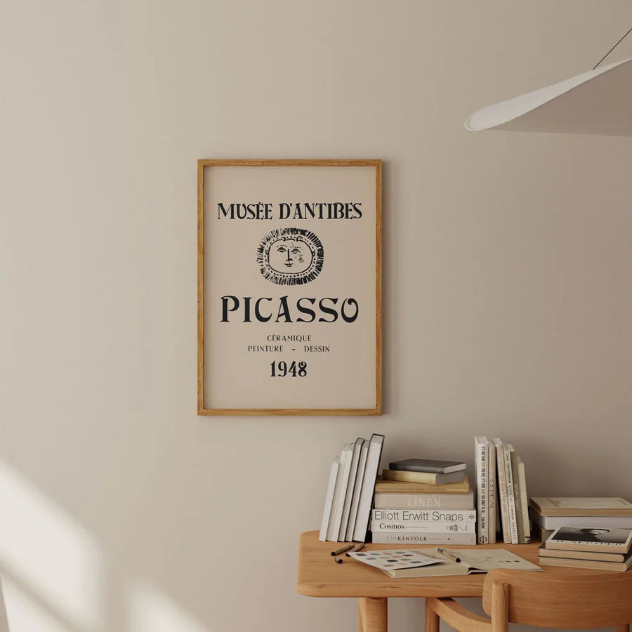 Picasso Abstract Women Face | Black Box Frame | A3