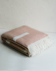 River Dusty Pink | Pure Wool Throw