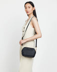 Odile Crossbody | Black + Suede