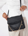 Daria Shoulder Bag | Black Bubble