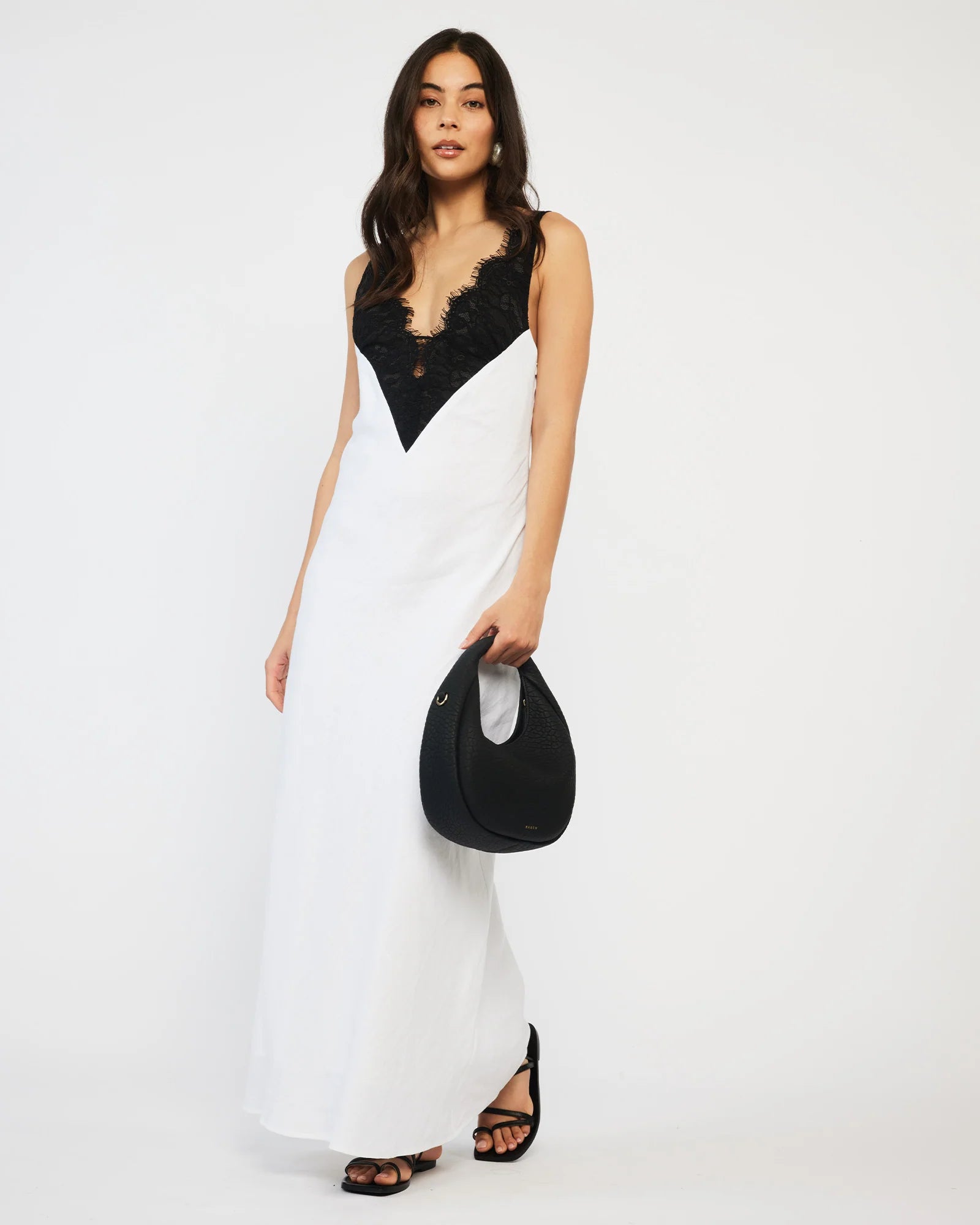 Halle Mini Bag | Black Bubble