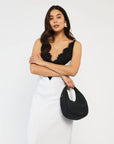Halle Mini Bag | Black Bubble
