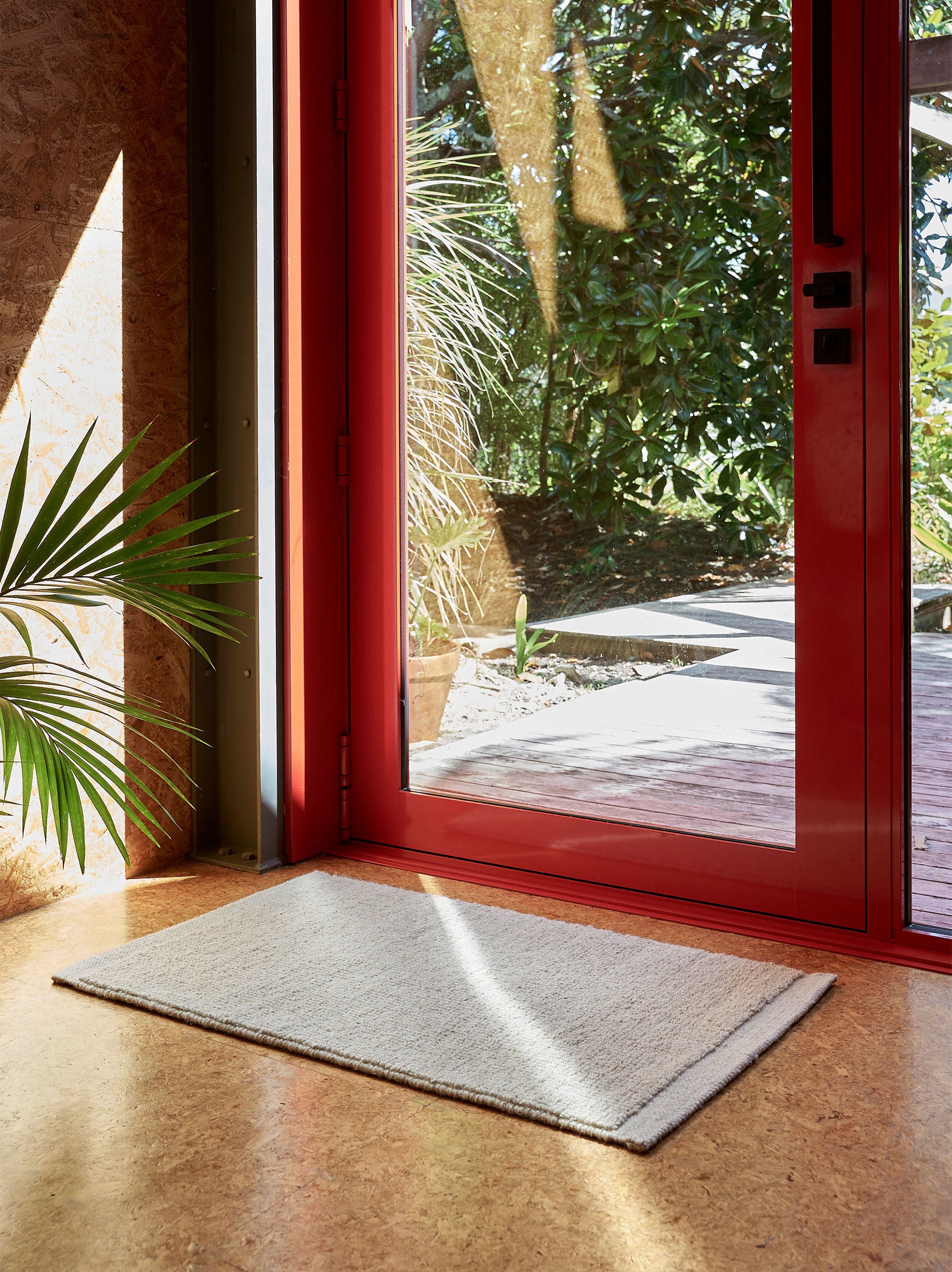 Joni Wool Door Mat | Oatmeal
