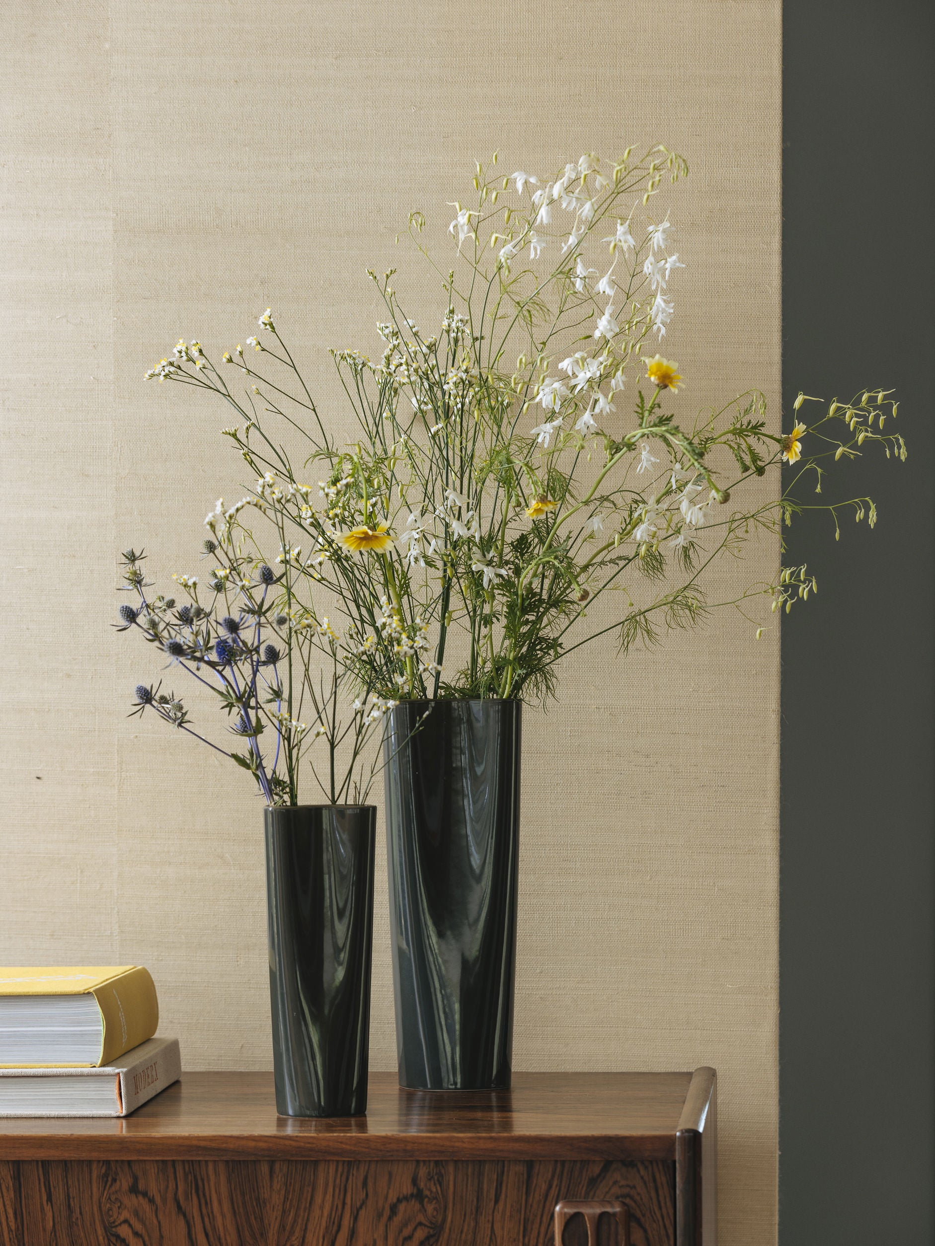 Pinch Vase | Charcoal | Tall