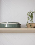 Enamel Round Baking Tray - Olive - Large