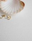 She Shell Hoop Studs | Gold
