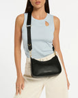 Look Both Ways Bag - Black/Brushed Gold