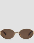 Spherical Sunglasses - Gold