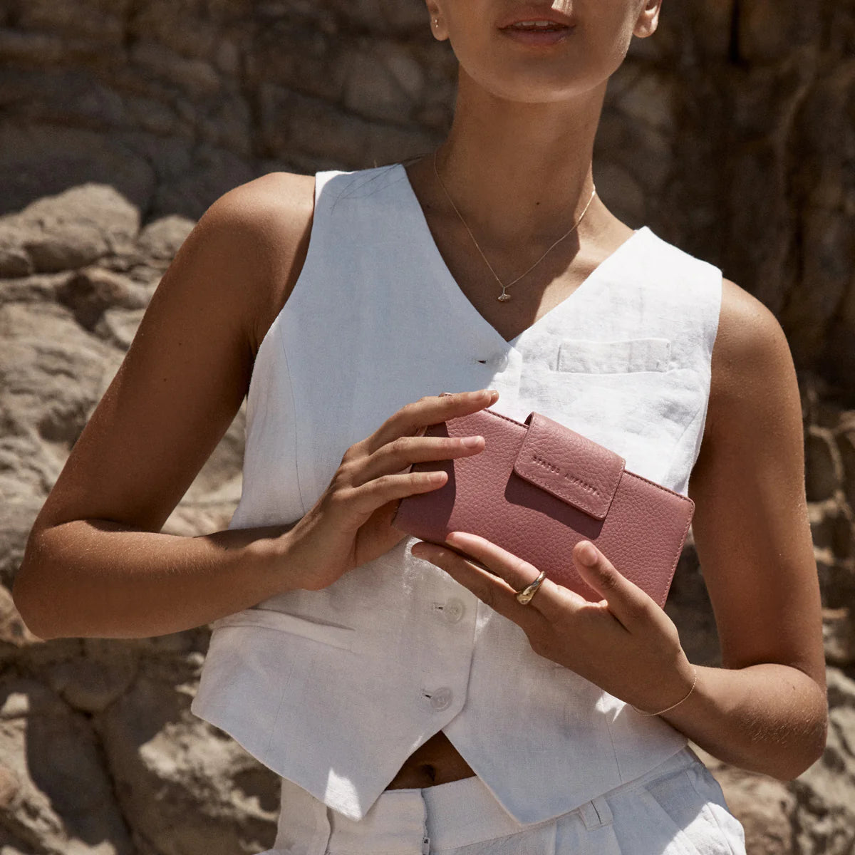 Ruins Wallet | Dusty Rose