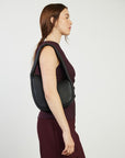Harper Shoulder Bag | Black Bubble