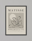 Tropical Plants Line Art By Henri Matisse | A1 | Black Box Frame