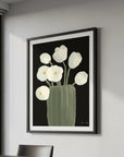 Tulip Still Life By Julia Cheney | A2 | Black Box Frame