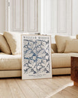 Wallflower Pattern 1890 | Oak Box Frame | A2