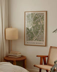 Windrush Green Art by William Morris | A1 | White Box Frame