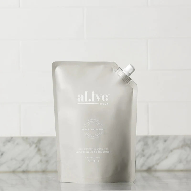 1 Ltr Lotion Refill - SEA COTTON & COCONUT