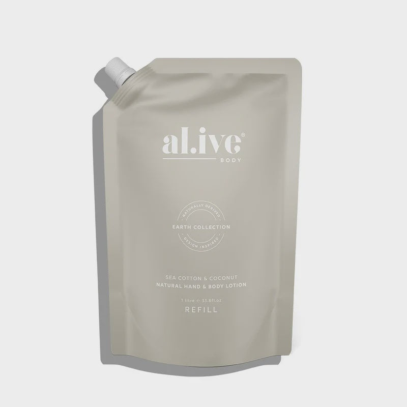 1 Ltr Lotion Refill - SEA COTTON & COCONUT