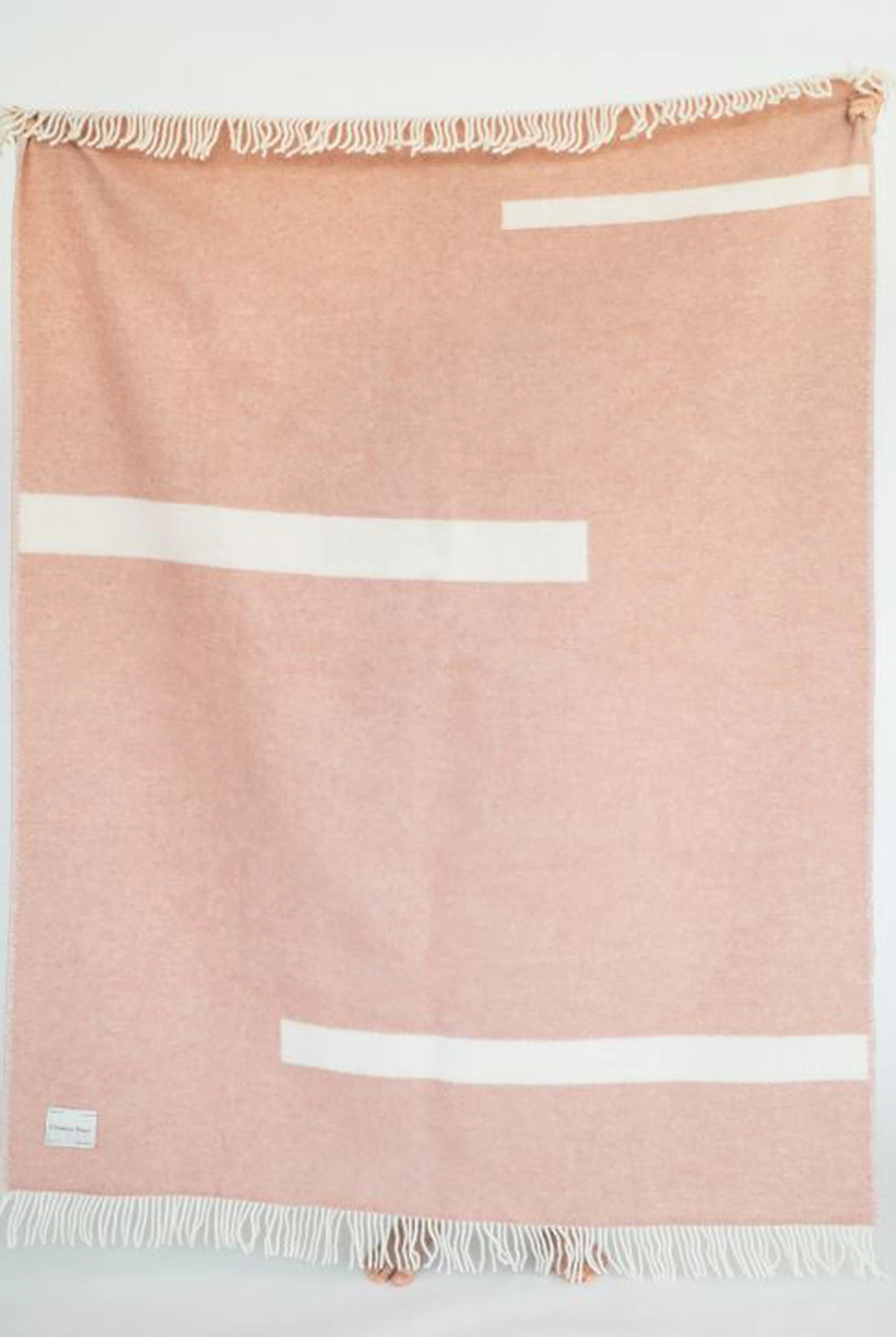 River Dusty Pink | Pure Wool Throw