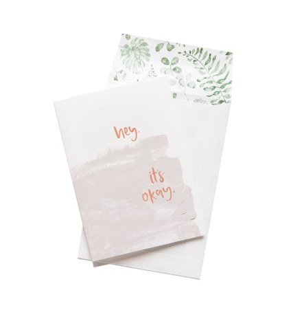 Hey Its Okay - Greeting Card