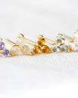 Birthstone Studs | September | Silver