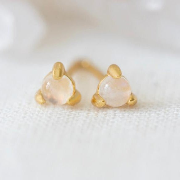 Guardian Angel Studs - Gold