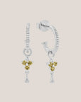 Birthstone Hoops | August | Silver