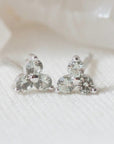 Birthstone Studs | August | Silver