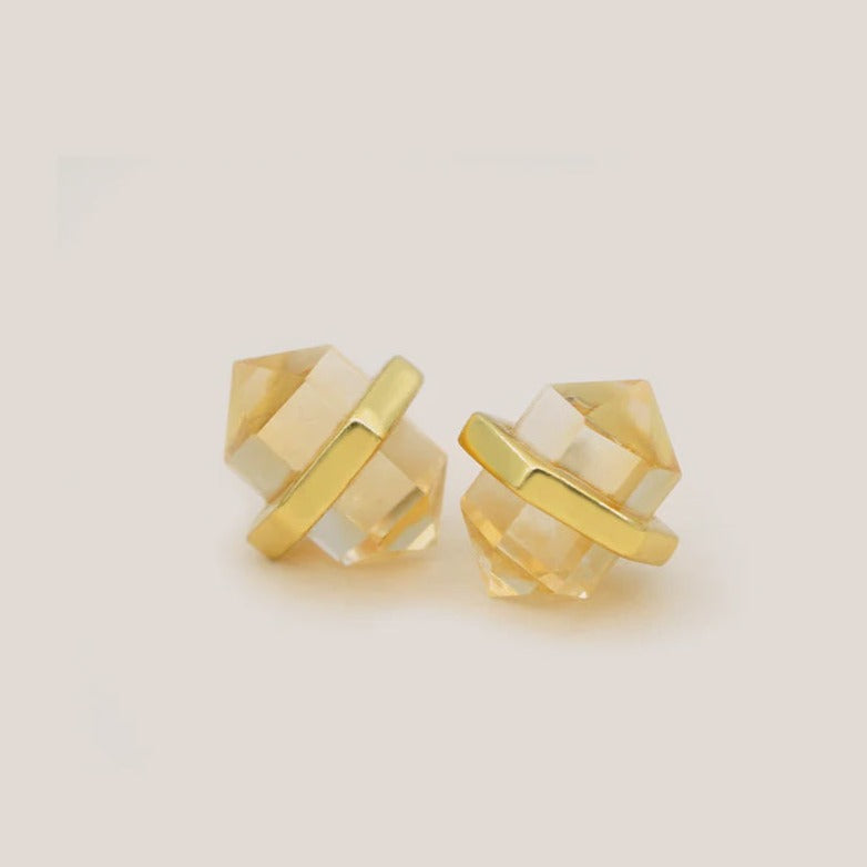 Abundance Intention Studs - Gold