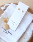 Birthstone Studs | November | Gold