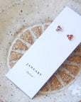 Birthstone Studs | January | Silver