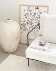 Gucci Flower Print w white boarder | Oak Frame A1