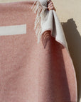 River Dusty Pink | Pure Wool Throw
