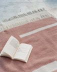River Dusty Pink | Pure Wool Throw