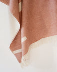 River Dusty Pink | Pure Wool Throw