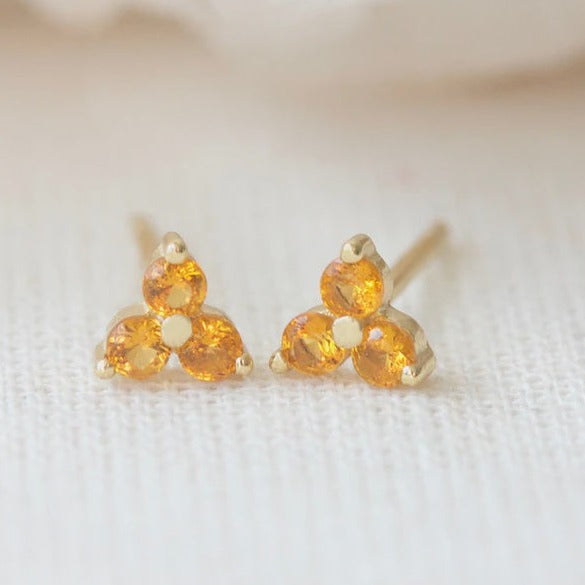 Birthstone Studs | November | Silver