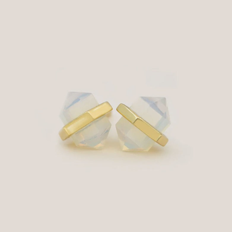 Intuition Intention Studs - Gold