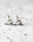 Birthstone Studs | June | Silver