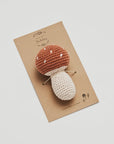 Crochet Mushroom Rattle