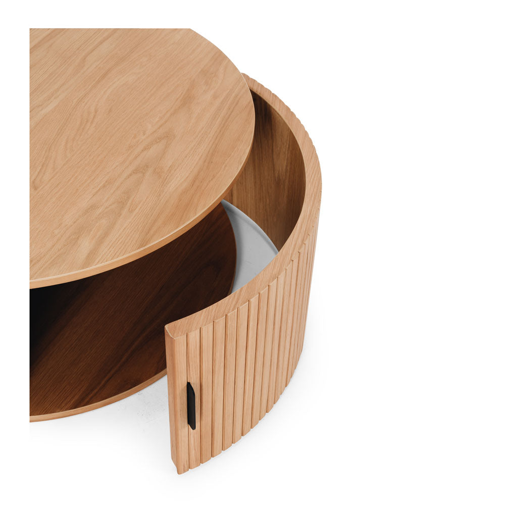 Slat Round Coffee Table
