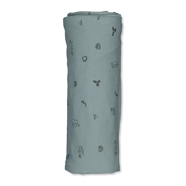 Stretchy Baby Swaddle - Junglette
