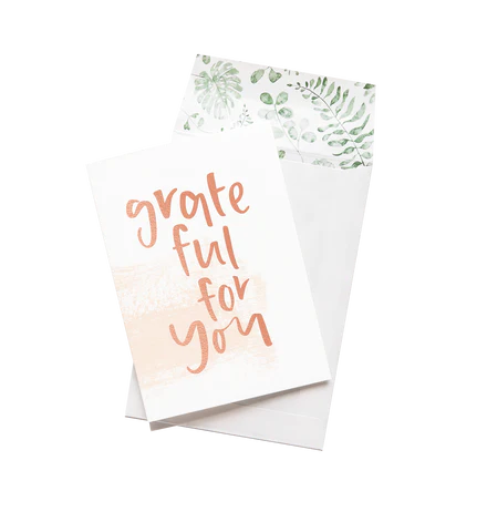 Grateful For You - Greeting Card