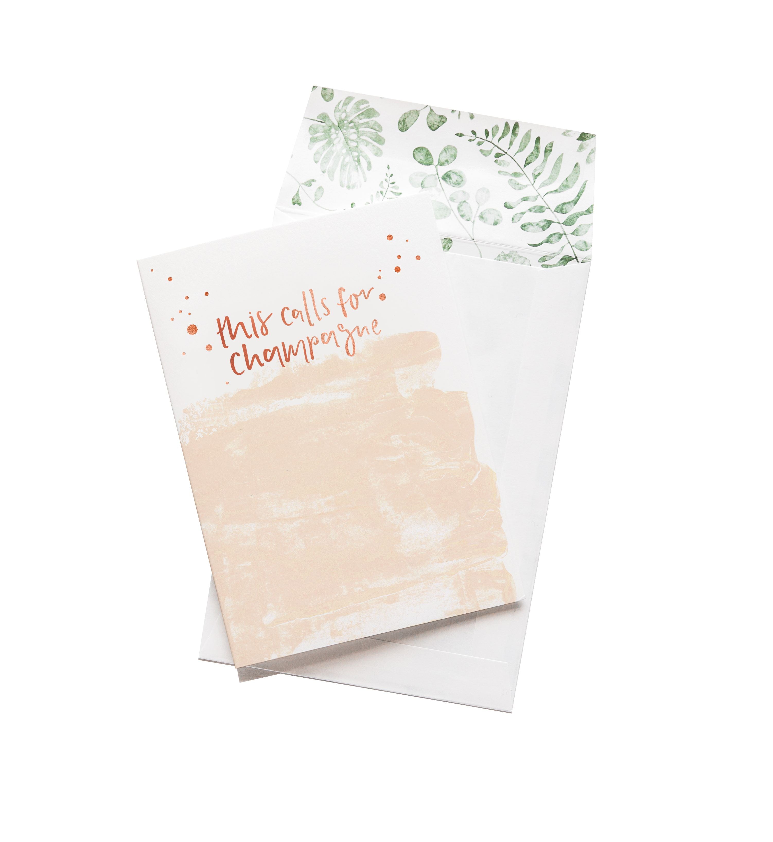 This Calls for Champagne - Card