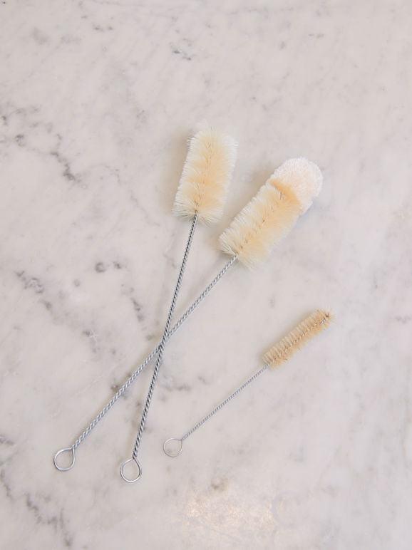 Bottle Brush W/Cotton Tip