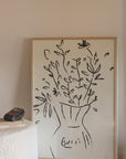 Gucci Flowers Print | A2 Oak Frame