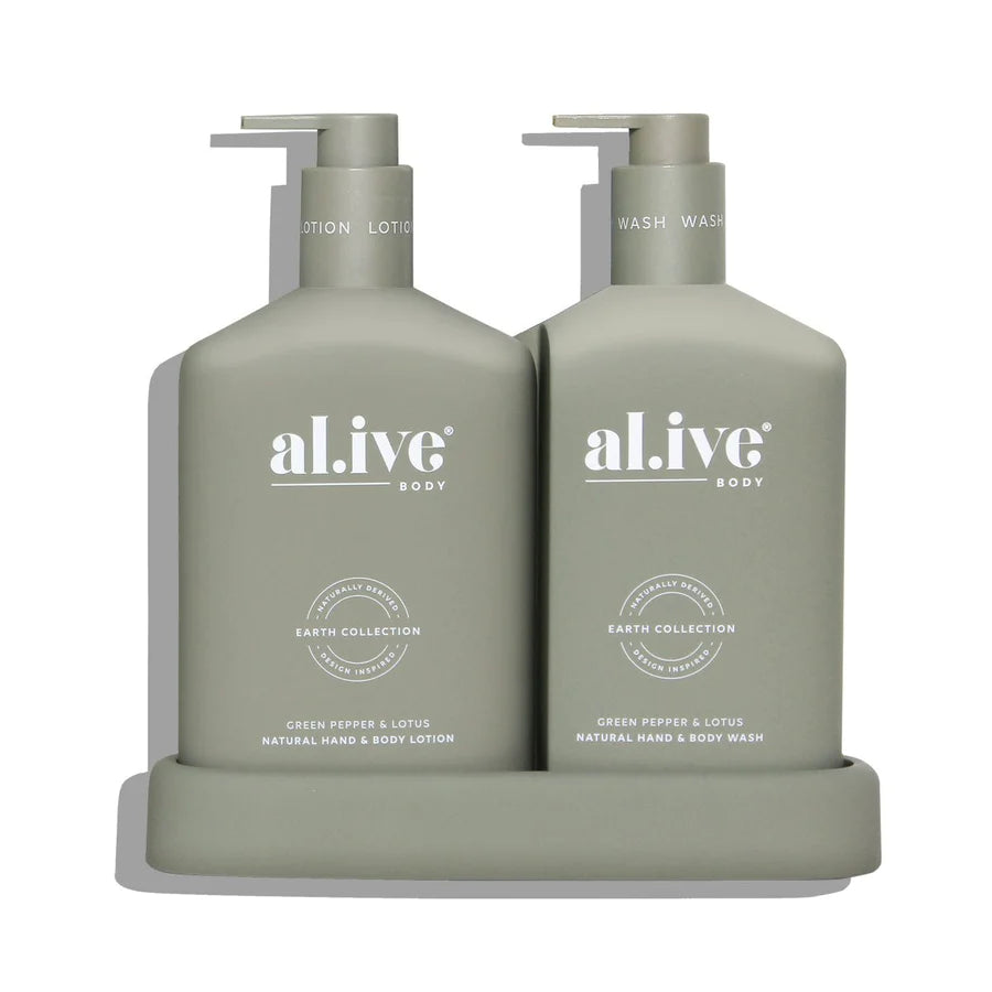Wash & Lotion Duo - Green Pepper & Lotus