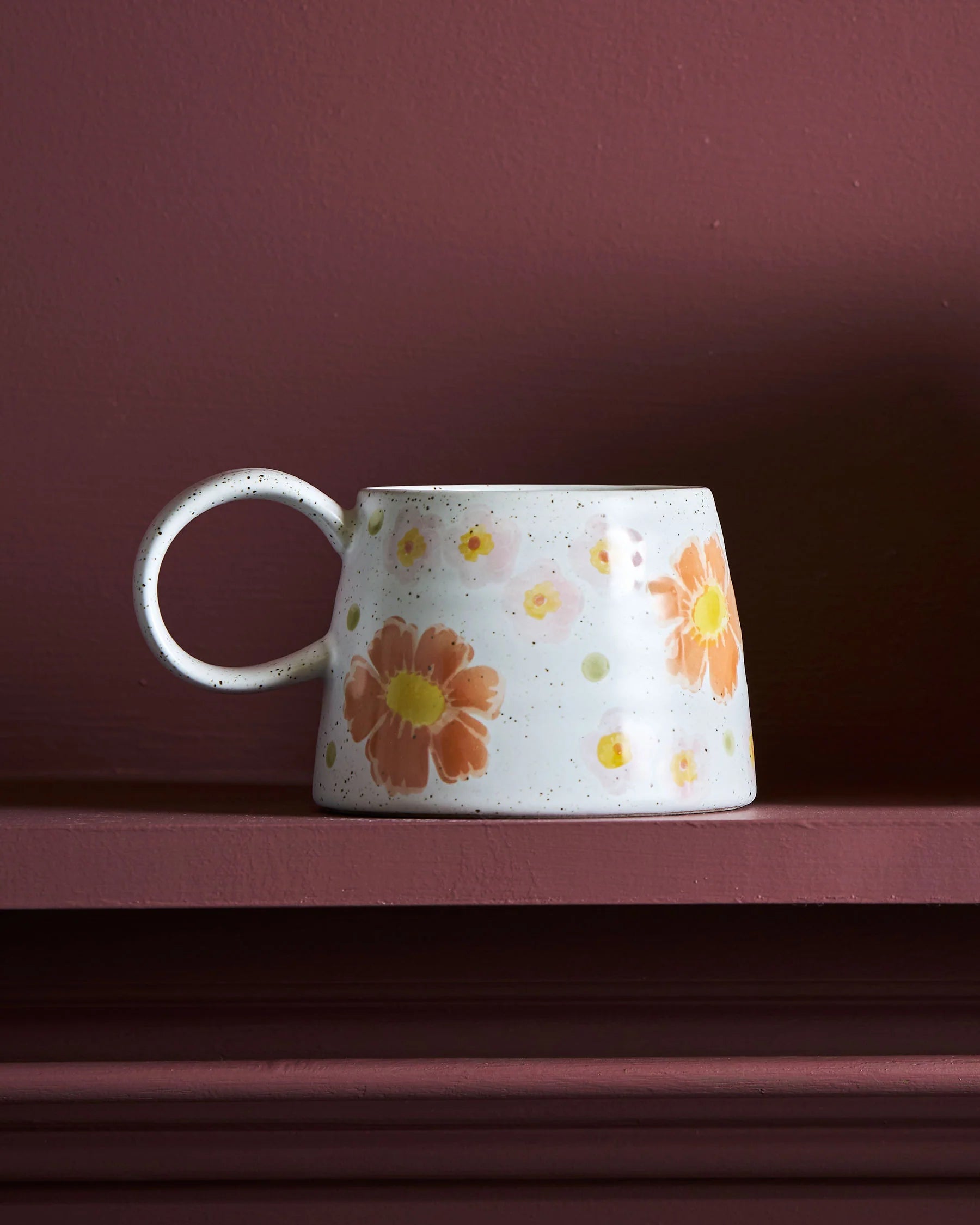 June Flower Garden / Large Handled Mug