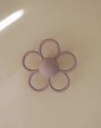 Rattle Teether Daisy - Soft Lilac