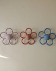 Rattle Teether Daisy - Soft Lilac