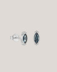 Into The Blue Studs - Silver